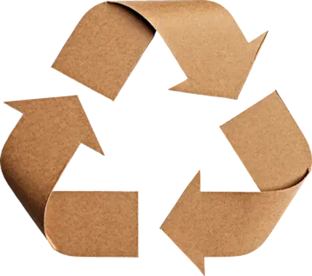Cardboard recycling symbol